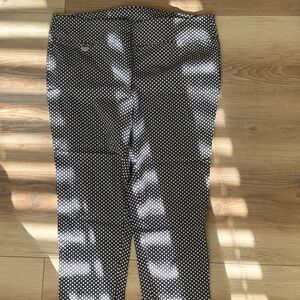 Rafaella Black and White Patterned Pants